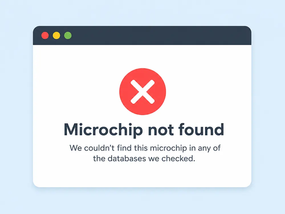 Why Can’t I Find a Microchip in Any Database